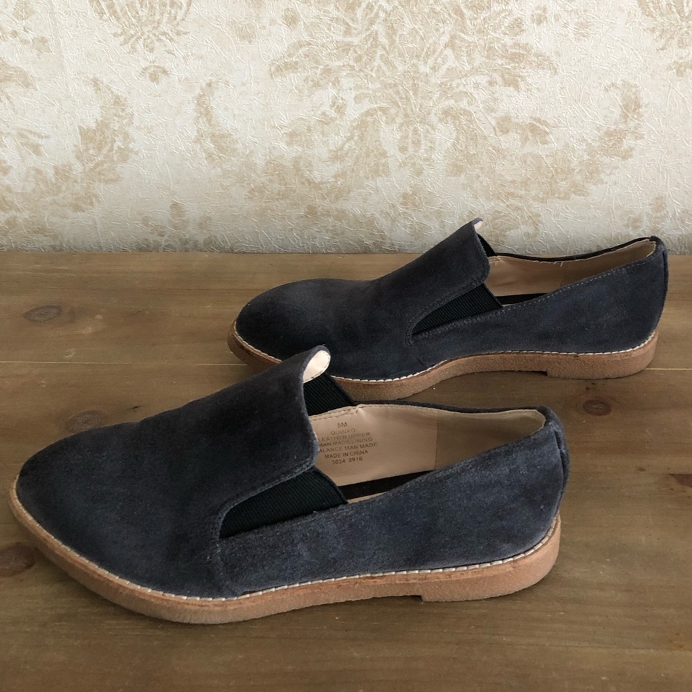 Nine West suede loafers